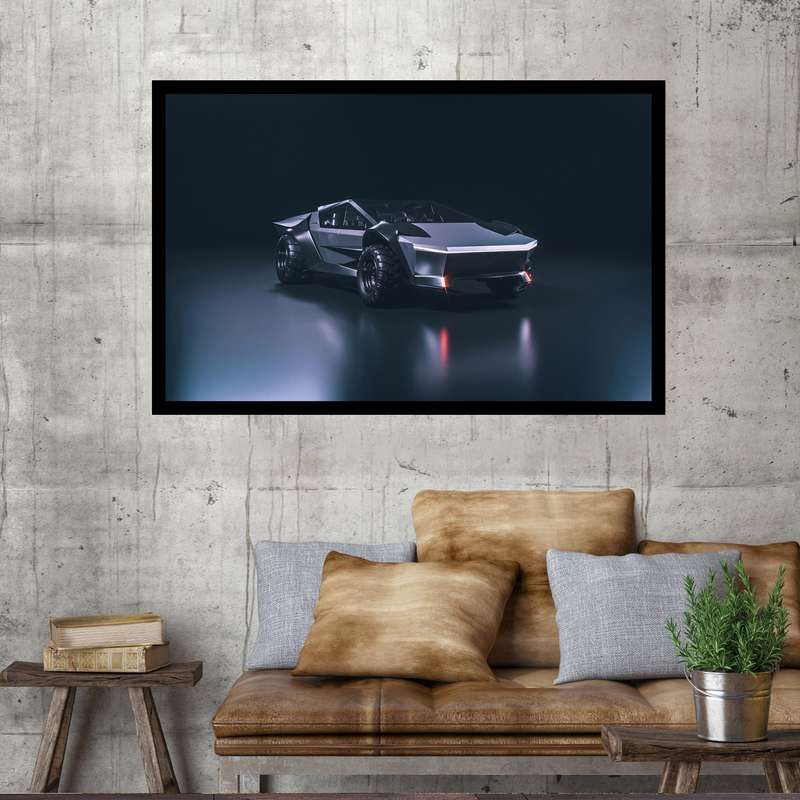 تابلو نوری بکلیت طرح ماشین تسلا مدل B-MO2056 تابلو نوری بکلیت طرح ماشین تسلا مدل B-MO2056