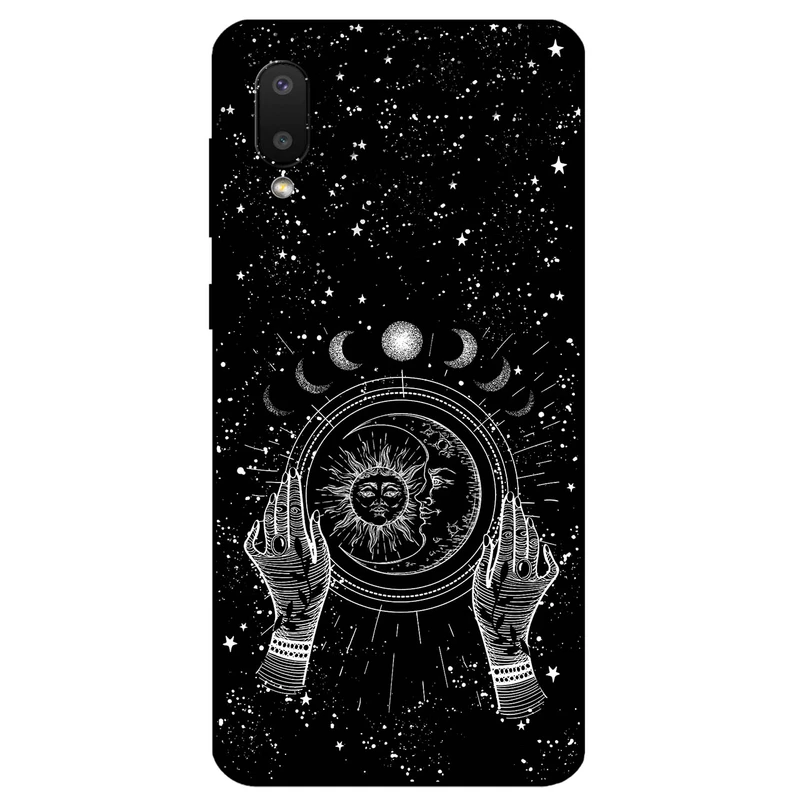 کاور مگافون طرح ماه و خورشید مدل 1892 مناسب برای گوشی موبایل سامسونگ Galaxy A02 