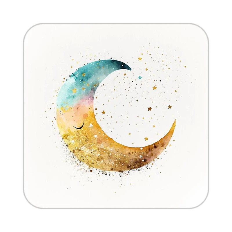 زیر لیوانی کاکتی طرح ماه و ستاره مدل mp53349