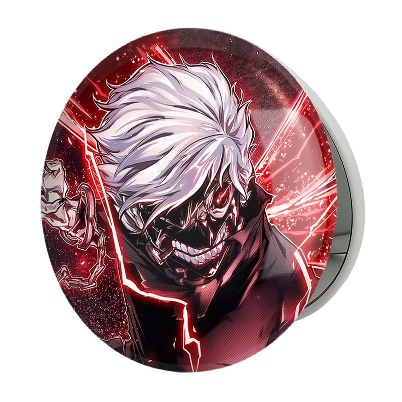آینه جیبی خندالو طرح کانکی کن انیمه توکیو غول Tokyo Ghoul مدل تاشو کد 11873 