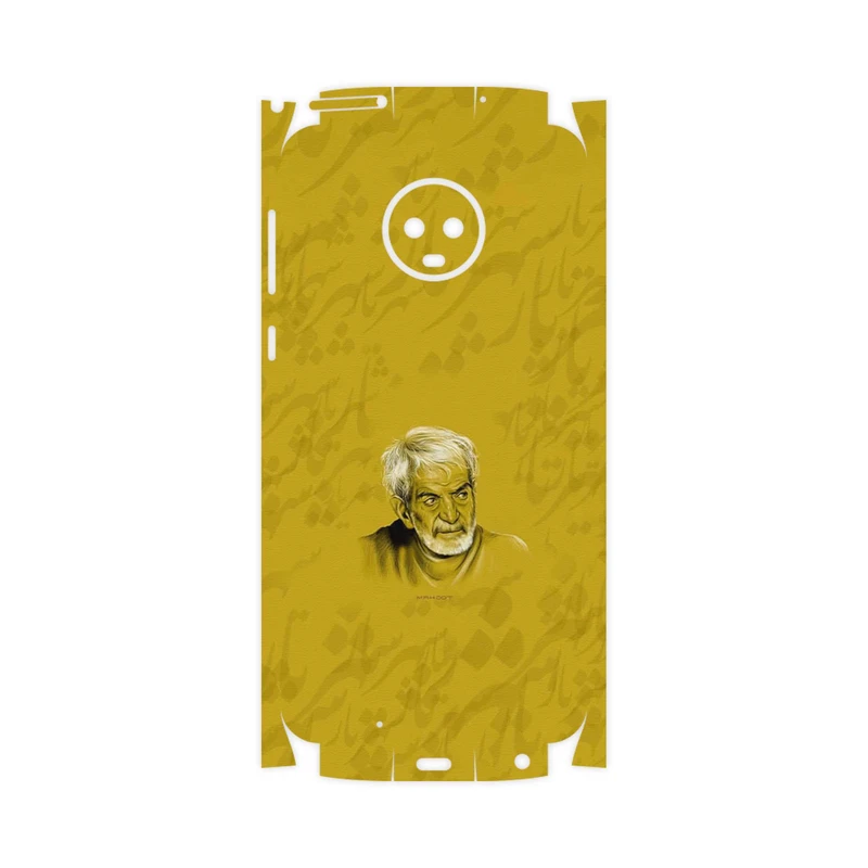 برچسب پوششی ماهوت مدل MohammadHossein Shahriar-FullSkin مناسب برای گوشی موبایل موتورولا Moto G6