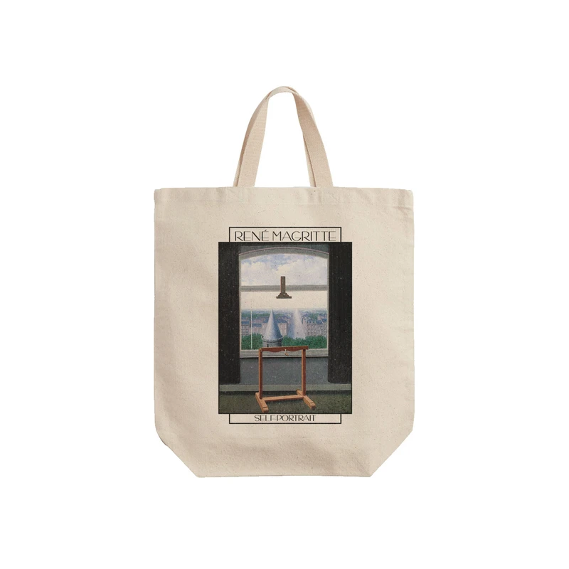 ساک خرید ترمه طراحان ایده مدل جایی که اقلیدس راه می رفت از ماگریت کد art0496 - S