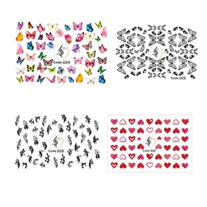 برچسب لنز ناخن رویاسنتر مدل w4.2 مجموعه 4 عددی