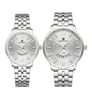 ست ساعت مچی عقربه‌ای زنانه و مردانه نیوی فورس مدل NF9238SWS