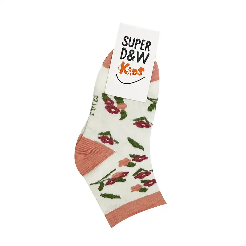 جوراب ساق بلند بچگانه مدل مزرعه بسته دو عددی