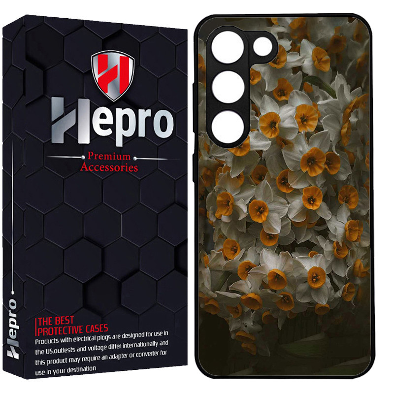 کاور هپرو طرح گل یاس کد TPU-981 مناسب برای گوشی موبایل سامسونگ GALAXY S23
