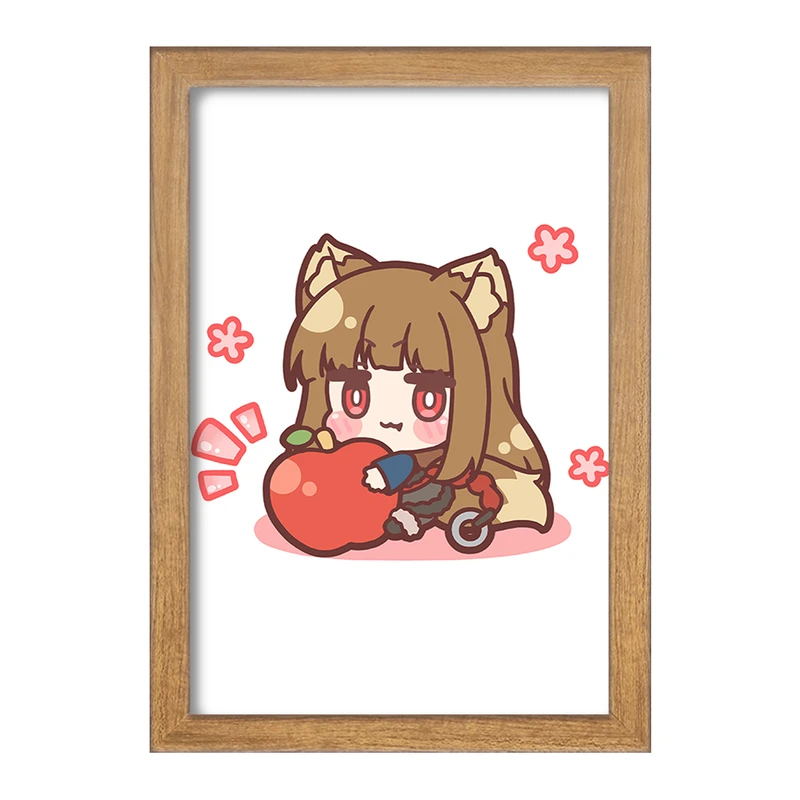 تابلو خندالو مدل هولو انیمه ادویه و گرگ کد 36166