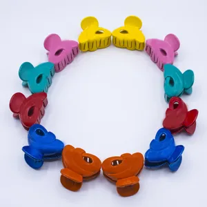 کلیپس مو زنانه مدل miniwave مجموعه 12 عددی