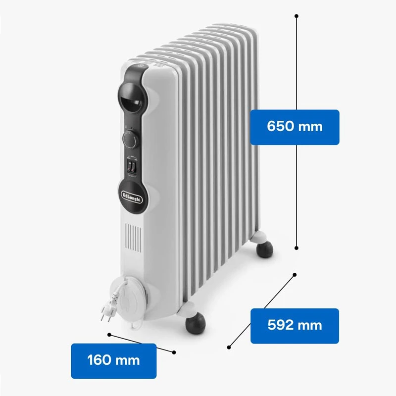 عکس شماره 8 : شوفاژ برقی ۱۲ پره دلونگی مدل trrs 1225