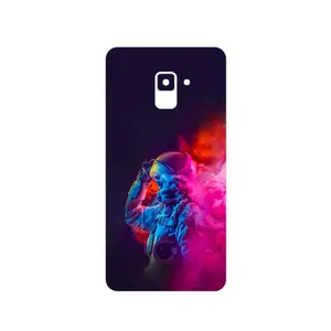 MAHOOT Smoke Rainbow Digital Art 1 Cover Sticker for Samsung Galaxy A8 Plus 2018