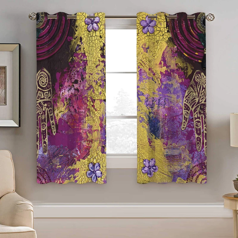 پرده نیروانا طرح مدرن  مدل هازان کد 4619    سایز 140×200 سانتی متر