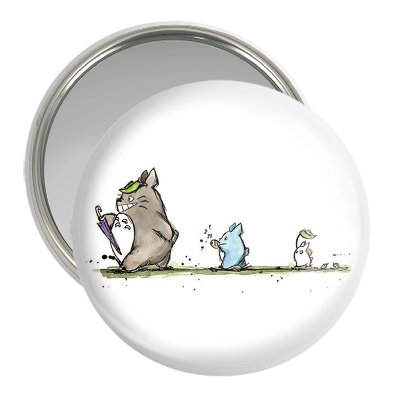 آینه جیبی خندالو مدل انیمه همسایه من توتورو My Neighbor Totoro کد 30253