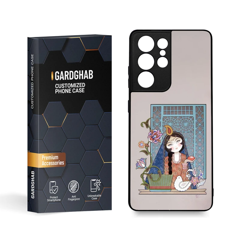 کاور گارد قاب مدل دخترانه مناسب برای گوشی موبایل Galaxy S21 Ultra