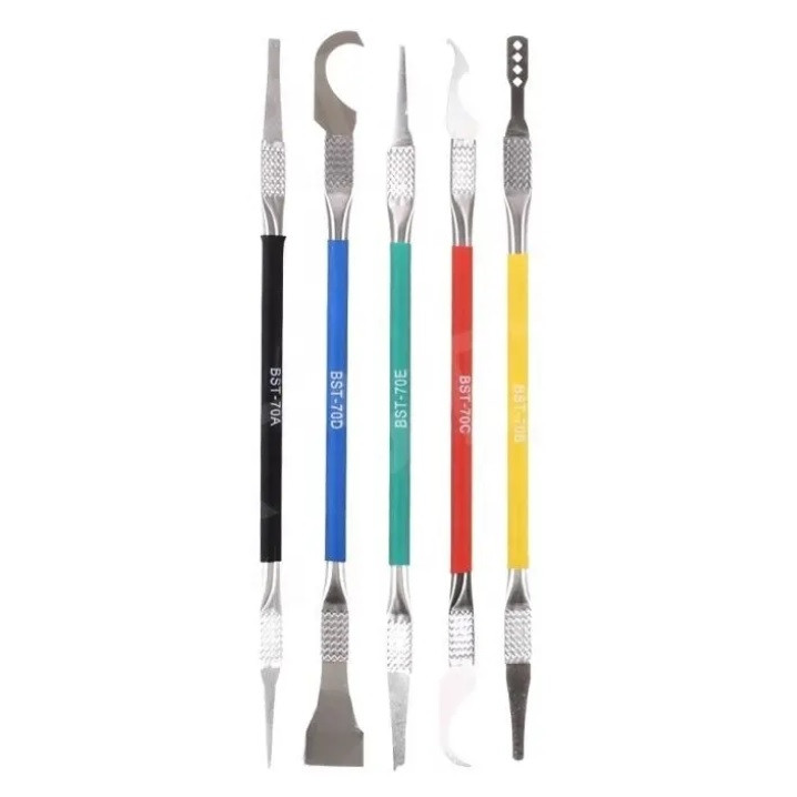 تیغ و کاردک تعویض آی سی بست مدل BST-70 مجموعه 5 عددی تیغ و کاردک تعویض آی سی بست مدل BST-70 مجموعه 5 عددی