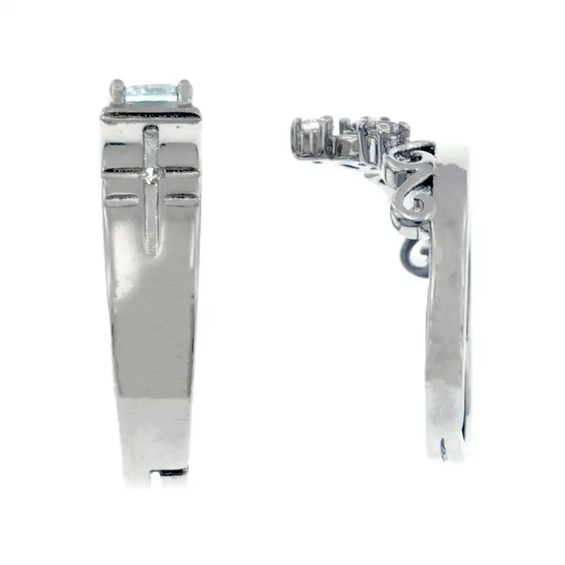 ست انگشتر زنانه و مردانه برانت طرح ازدواج آنوشکا