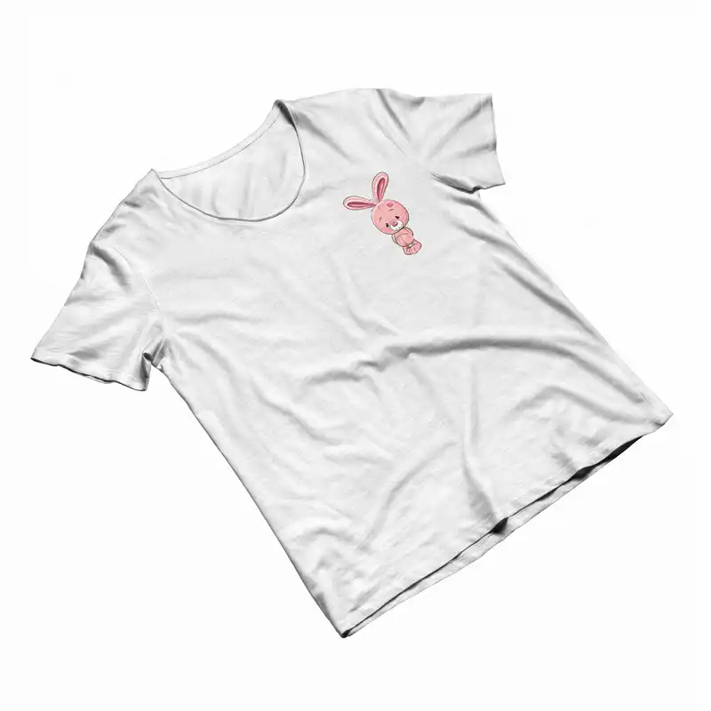 استیکر پارچه و لباس مدل برچسب DTF طرح خرگوش