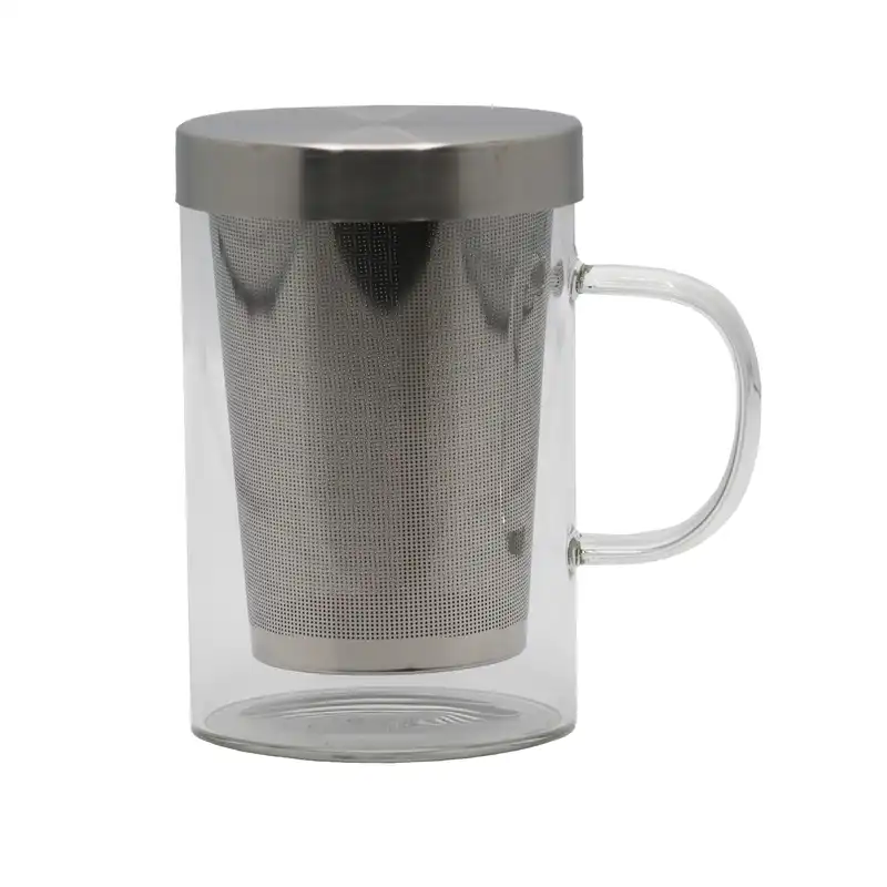 لیوان دمنوش ساز بی.وی.کی مدل شفاف کد 314204