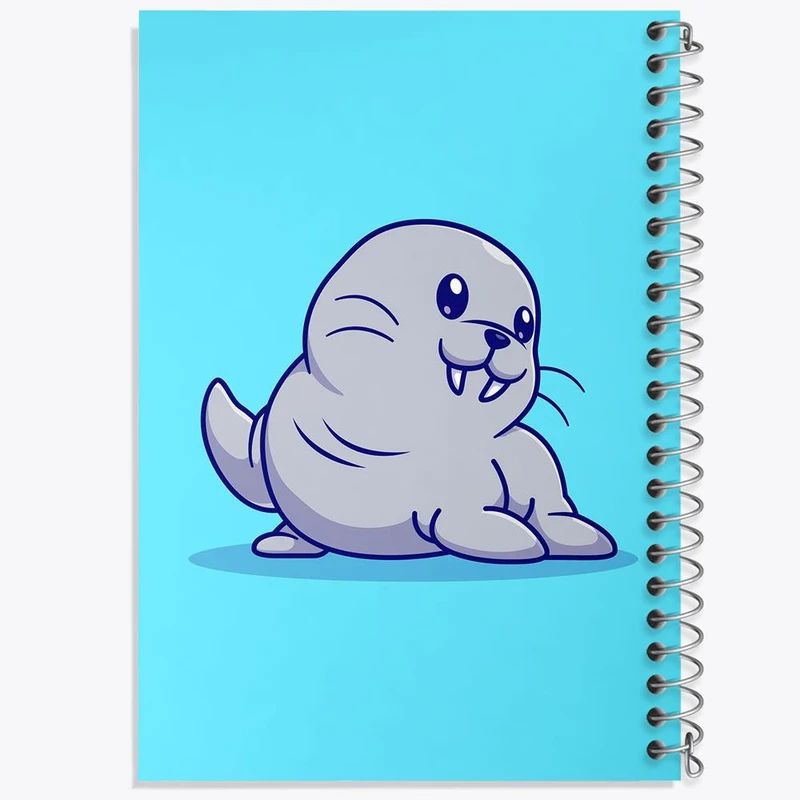 دفتر ژورنال نویسی 50 برگ خندالو مدل نقطه ای طرح حیوانات بامزه فک کد 29670