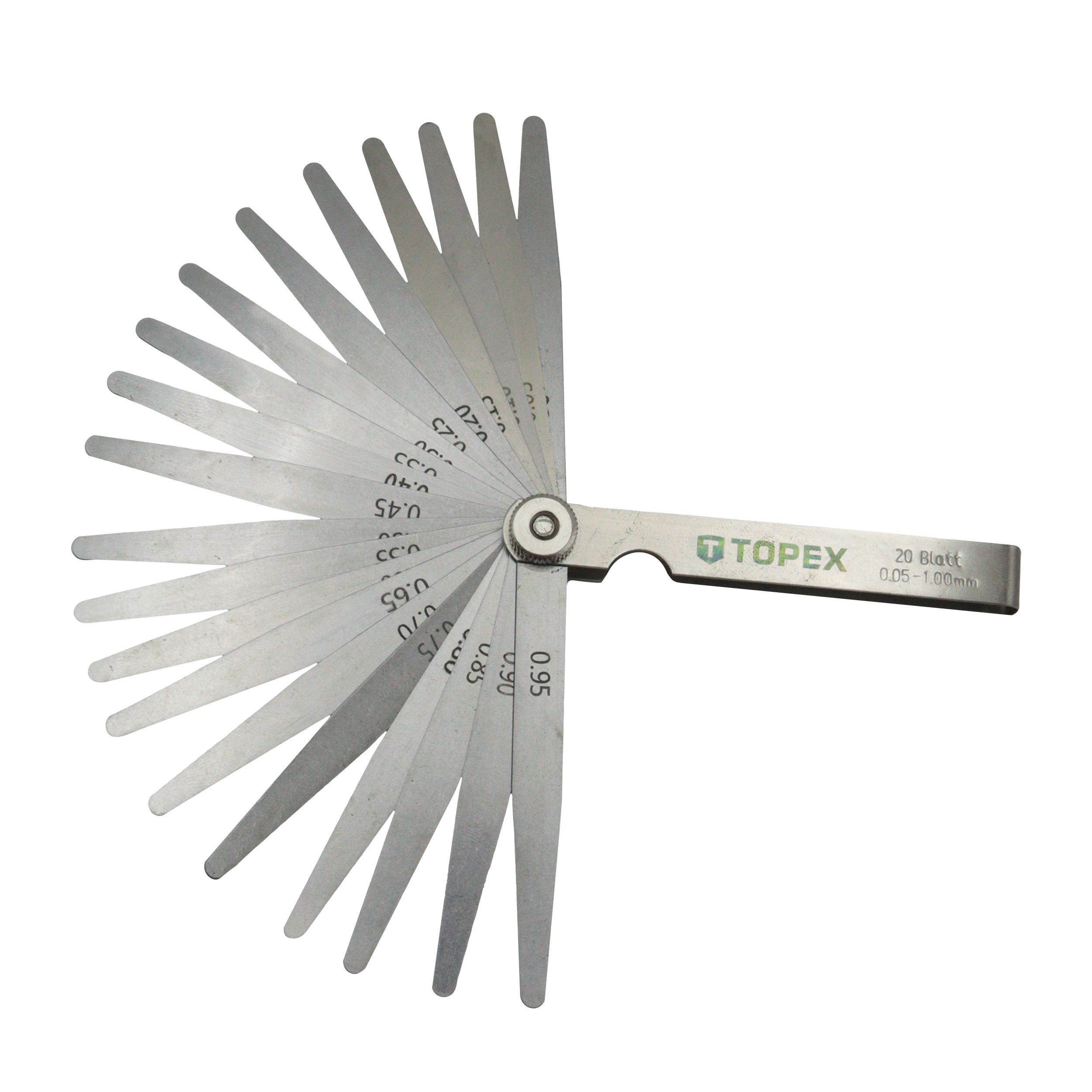 آچار فیلر تاپکس مدل YP-902-20-0.5-1MM مجموعه 20 عددی آچار فیلر تاپکس مدل YP-902-20-0.5-1MM مجموعه 20 عددی