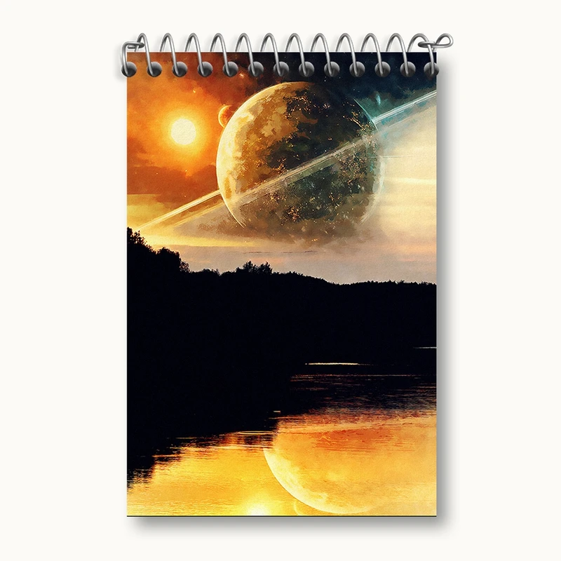 دفتر یادداشت 50 برگ خندالو مدل فضایی کد F1171