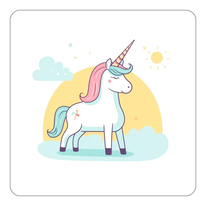 مگنت کاکتی طرح اسب تک شاخ و یونیکورن مدل mp31489