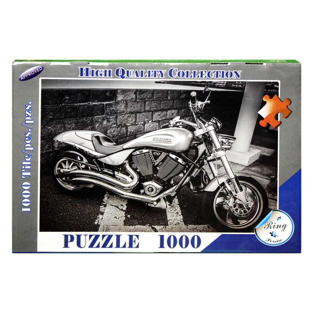 پازل 1000 تکه رینگ طرح موتور سیکلت کد PM006