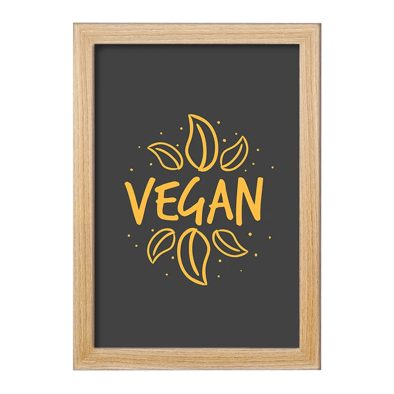 تابلو خندالو مدل وگن Vegan کد 31127