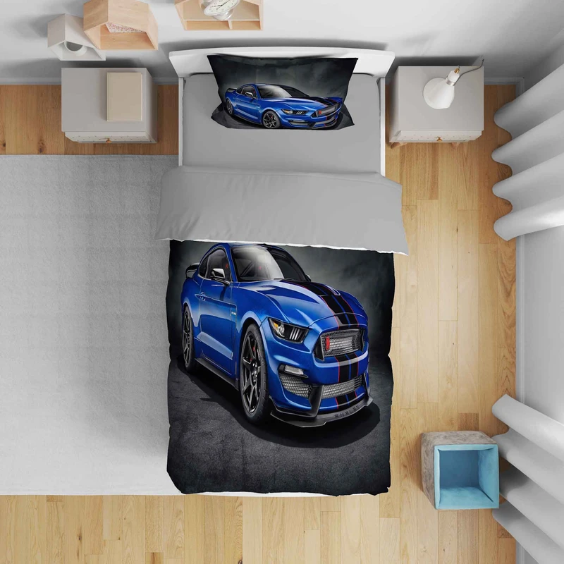 سرویس روتختی مدل ماشین مسابقه ای 5221 تک نفره 5 تکه