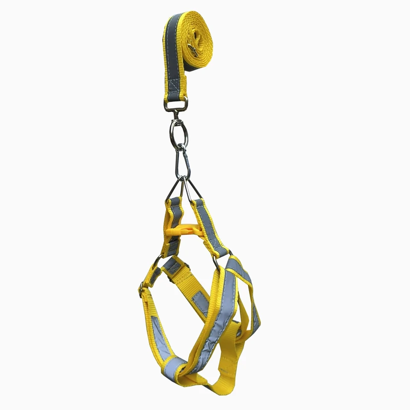 بند قلاده و قلاده کتفی سگ مدل شبرنگ دار کد 1