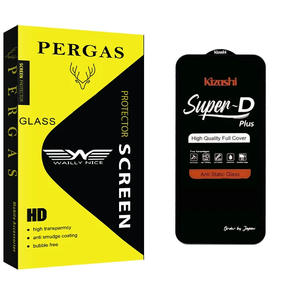 محافظ صفحه نمایش وایلی نایس مدل Pergas Super Kizashi مناسب برای گوشی موبایل اپل iPhone 14