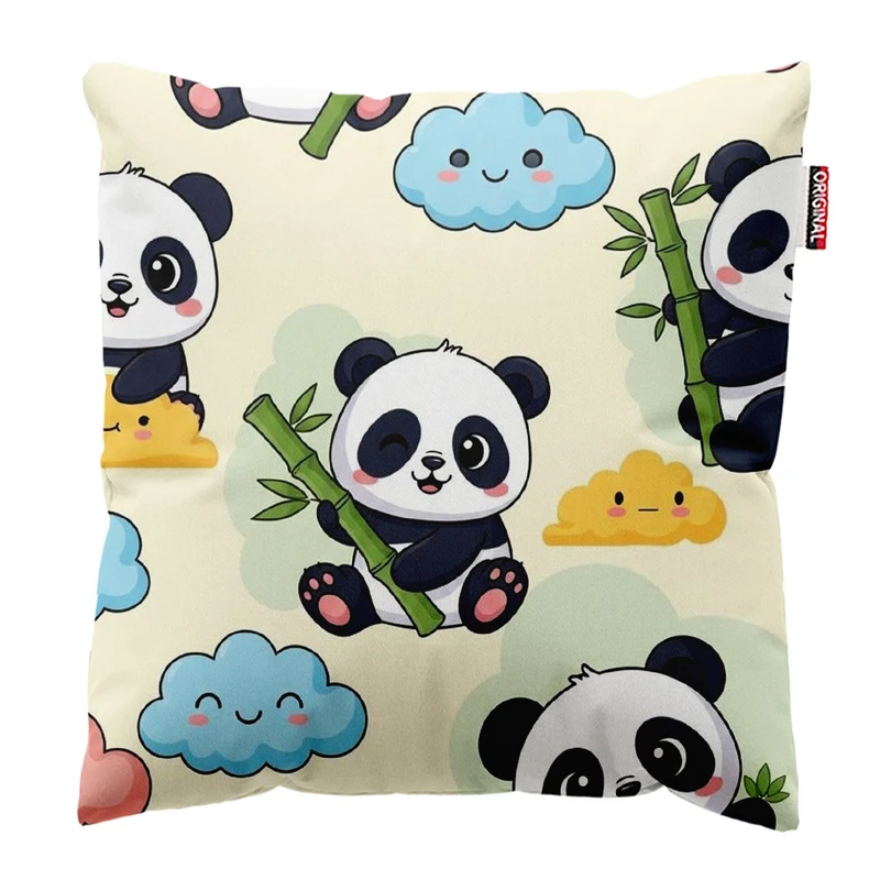کوسن پاد آفرین طرح پاندا بامزه سایز 30*30 سانتی متر