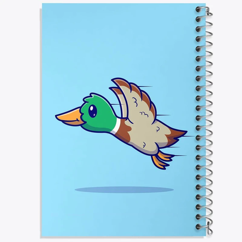 دفتر نت موسیقی 50 برگ خندالو مدل حیوانات بامزه اردک کد 29656