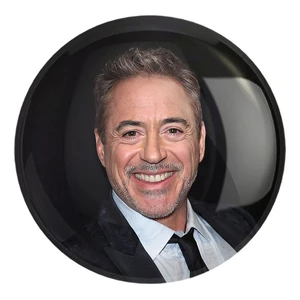 پیکسل خندالو طرح رابرت داونی جونیور Robert Downey Jr کد 6436 مدل بزرگ
