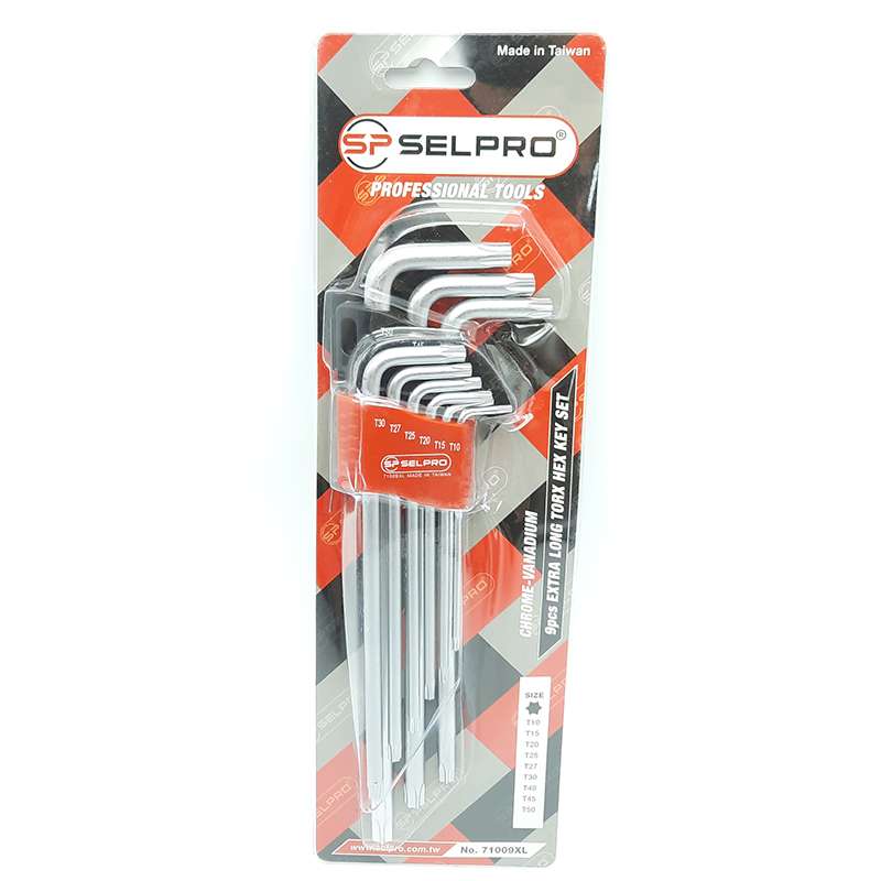 مجموعه 9 عددی آچار آلن ستاره ای سل پرو مدل 71009Xl