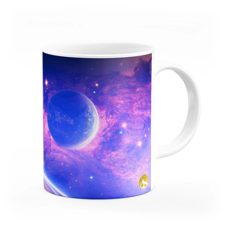 ماگ هومرو طرح گلکسی کهکشان مدل MG8681