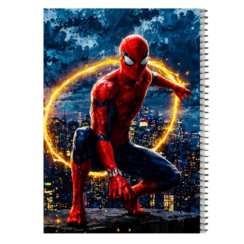 دفتر مشق 80 برگ مدل مرد عنکبوتی کد 3