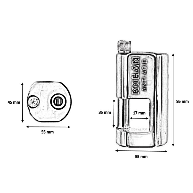 قفل بیضی کهن مدل هیدرودیسکی کد 95 قفل بیضی کهن مدل هیدرودیسکی کد 95