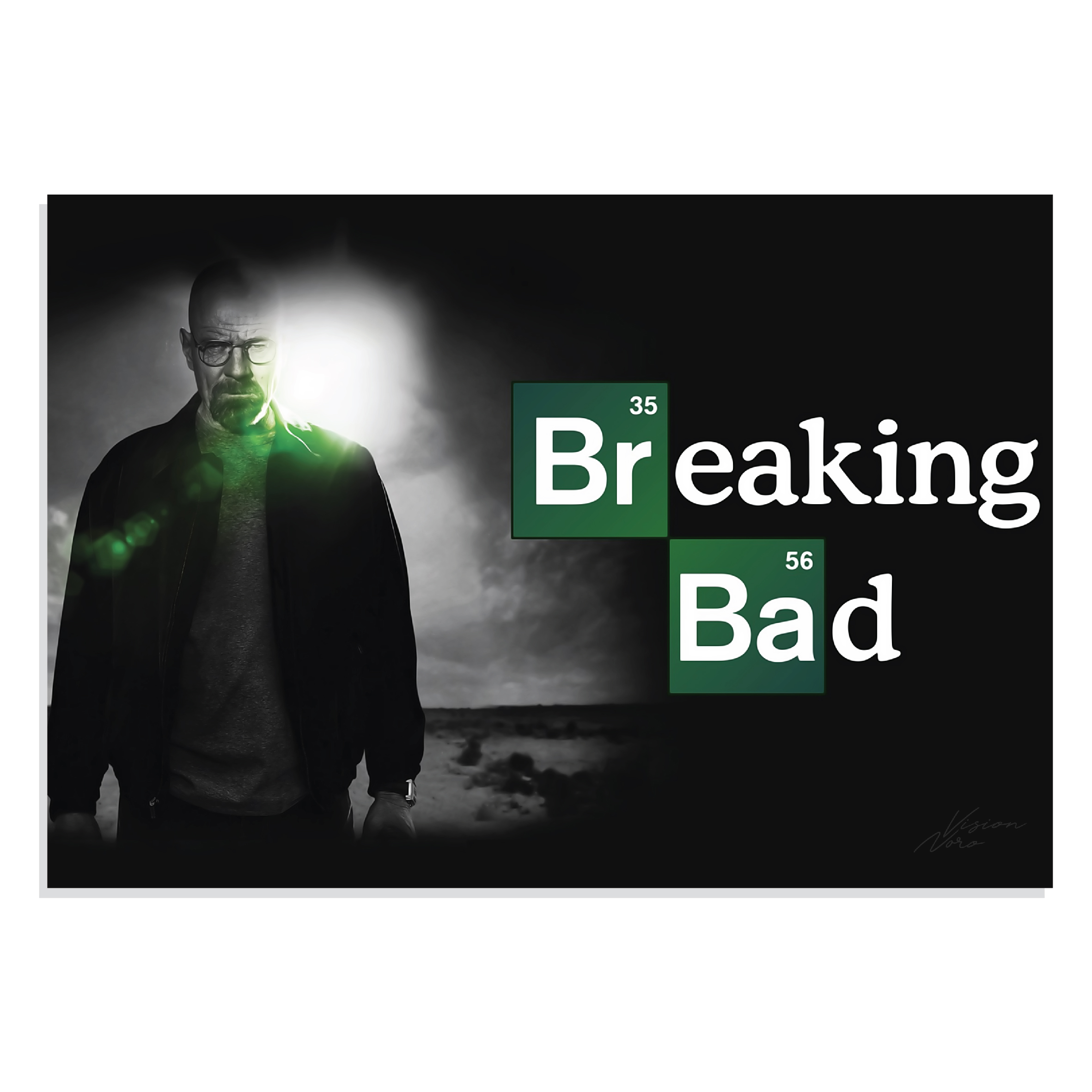 پوستر طرح سریال Breaking Bad مدل NV0329