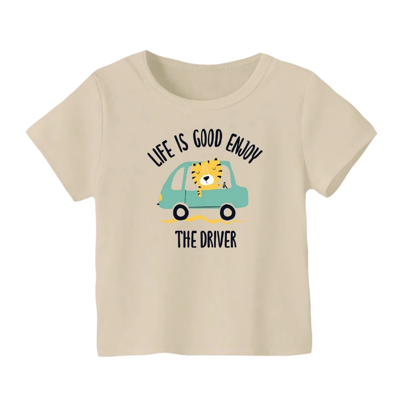 تی شرت آستین کوتاه بچگانه مدل ببر کد ۲۵