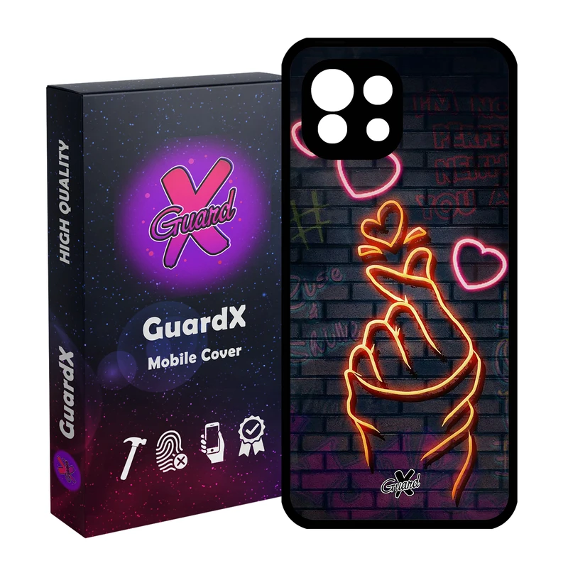 کاور گارد ایکس طرح Love مدل Glass10022 مناسب برای گوشی موبایل شیائومی Mi 11 Lite