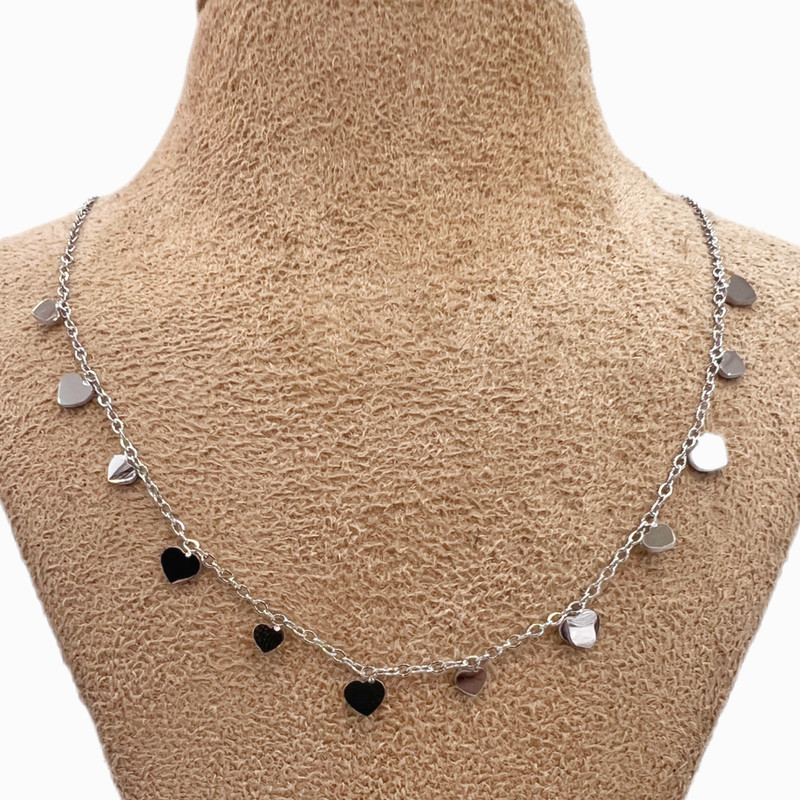 گردنبند دخترانه مدل سینه ریز قلب گردنبند دخترانه مدل سینه ریز قلب