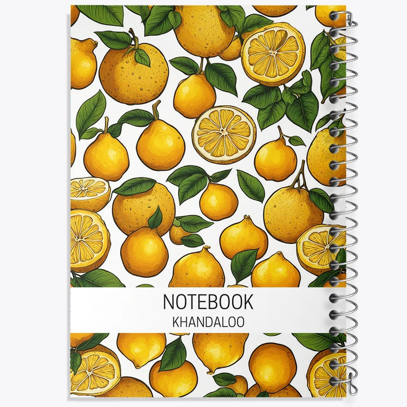 دفتر شطرنجی 50 برگ خندالو مدل لیمو کد N609