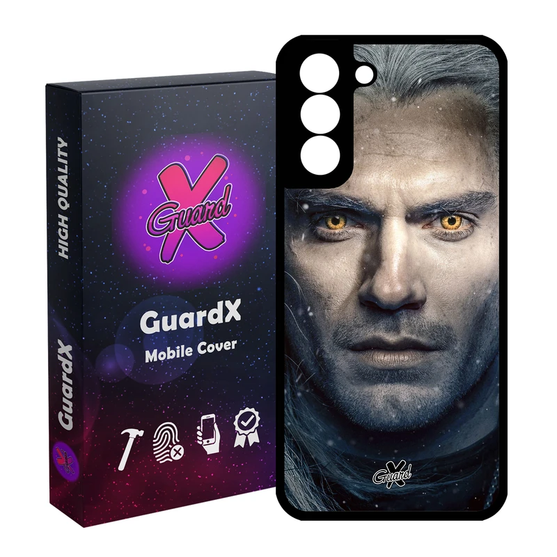 کاور گارد ایکس طرح Witcher مدل Glass10177 مناسب برای گوشی موبایل سامسونگ Galaxy S21 FE