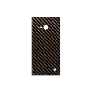 MAHOOT Glossy-Brown-Fiber Cover Sticker for Nokia Lumia 730