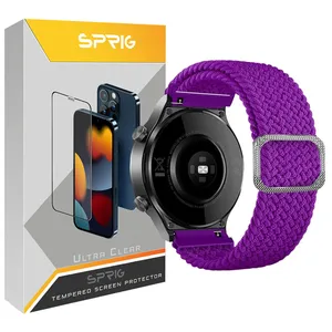 بند اسپریگ مدل Braided Solo مناسب برای ساعت هوشمند سامسونگ Galaxy Watch 4 Classic 46mm