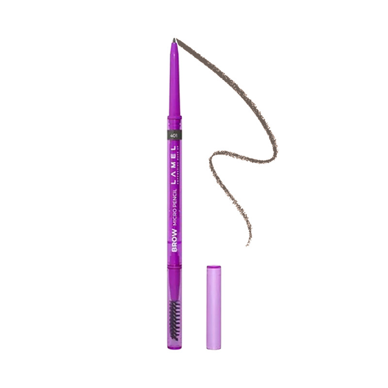 مداد ابرو لامل مدل Micro شماره 401 رنگ خاکستری