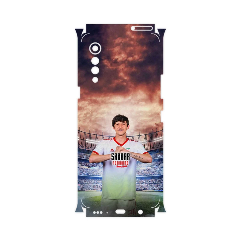 برچسب پوششی ماهوت مدل Sardar Azmoun-FullSkin مناسب برای گوشی موبایل ال جی Velvet 5G