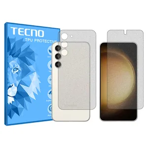 Matte tecno screen protector, HyMTT model, suitable for Samsung Galaxy S23 Plus mobile phone, along with the phone back protector