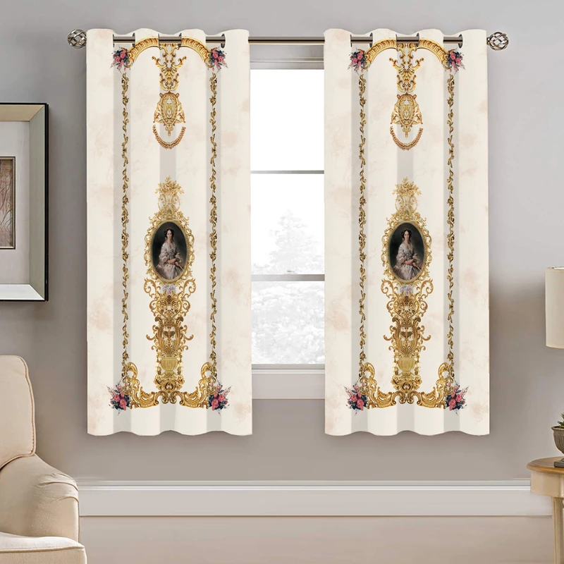 پرده نیروانا طرح سنتی مدل هازان کد 9062 سایز 140×200 سانتی متر