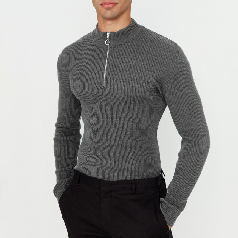 پلیور یقه گرد مردانه مدل 817854461 طرح ترندیول